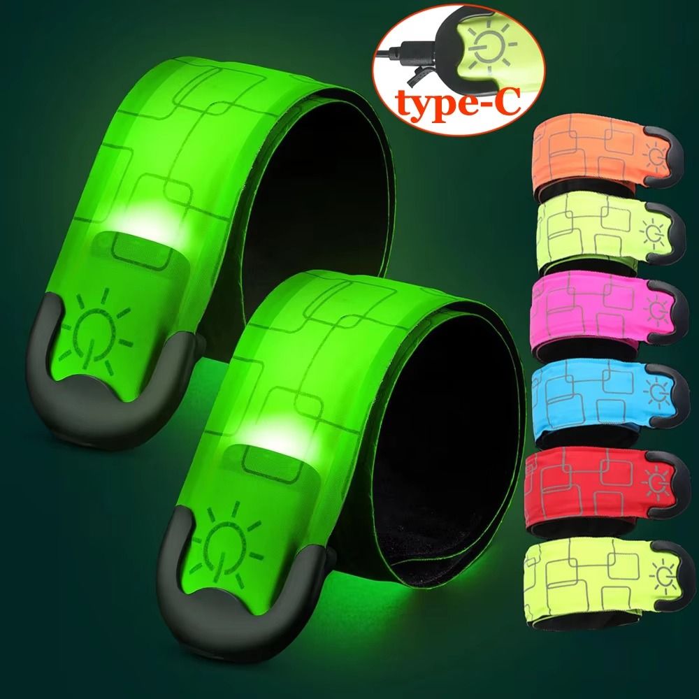 Running Gear Night - Batteriebetriebenes Nachtlauf-Armband USB-Aufladbar Hochsichtbare Reflektierende Laufausrüstung