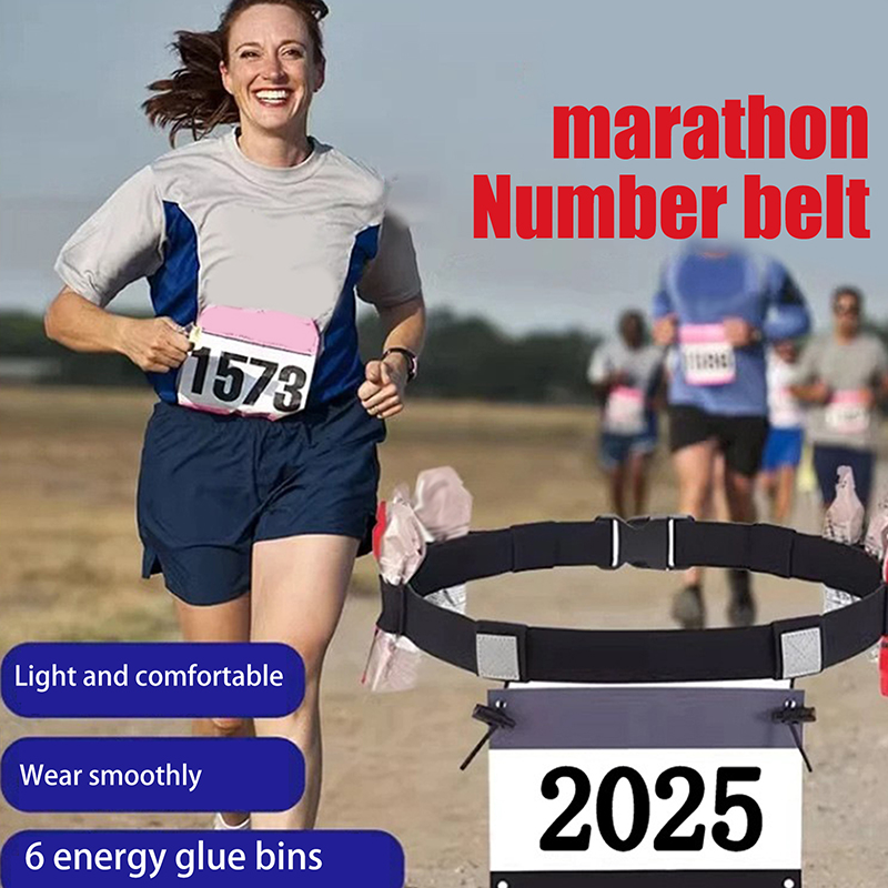 Running Belt Waist - Running Race Number Belt Hüfttasche Latzhalter