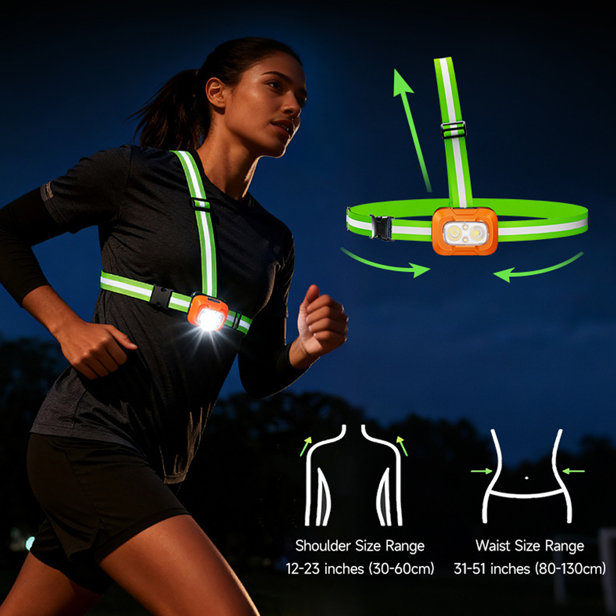 Laufleuchte, über USB wiederau – Running Gear Night Bewertung und Preis